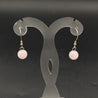 Boucles d'oreilles - Perles Quartz Rose