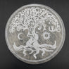 Plaque de rechargement en Sélénite - Arbre de vie / Lune et Soleil