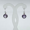 Boucles d'oreilles Ronde - Améthyste