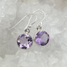 Boucles d'oreilles Ronde - Améthyste