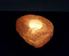 Raw candle holder - Rose Quartz