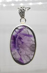 Silver Pendant - Amethyst