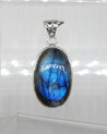 Silver Pendant - Labradorite