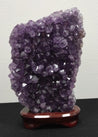 Améthyste sur Base en bois