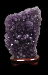 Améthyste sur Base en bois