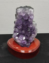 Améthyste sur Base en bois