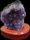 Améthyste sur Base en bois