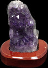 Améthyste sur Base en bois