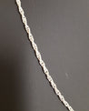 Chaine argent - Maille Corde