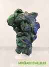 Azurite and pseudomorphosis of azurite into malachite - Mexico 10