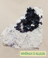 Azurite et malachite sur dickite - Milpillas - Mexique