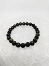 Bracelet - Obsidienne Dorée