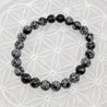 Bracelet - Obsidienne Flocon de Neige (Mouchetée)