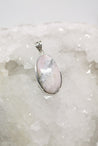 Pendentif Argent - Opale rose des Andes