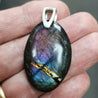 Pendentif Cabochon - Labradorite