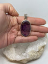 Silver Pendant - Amethyst