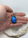 Silver Pendant - Labradorite