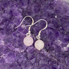 Boucles d'oreilles - Perles Quartz Rose